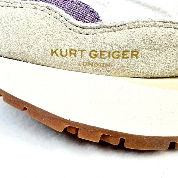 Kurt Geiger London Quilted Leather/Nylon Sneaker - New Condition - Size 39 - Picture 8 of 15